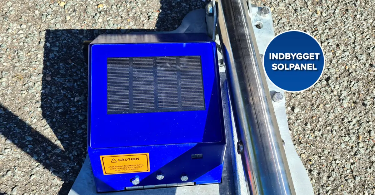 Parklio automatisk parkeringsbarriere med solpanel