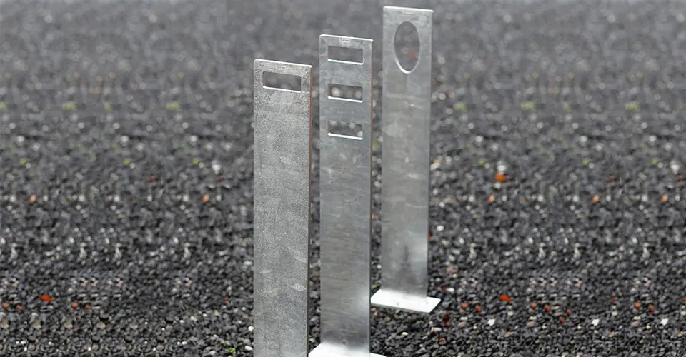 pladsbesparende cykelstativer for en enkelt cykel i et minimalistisk design