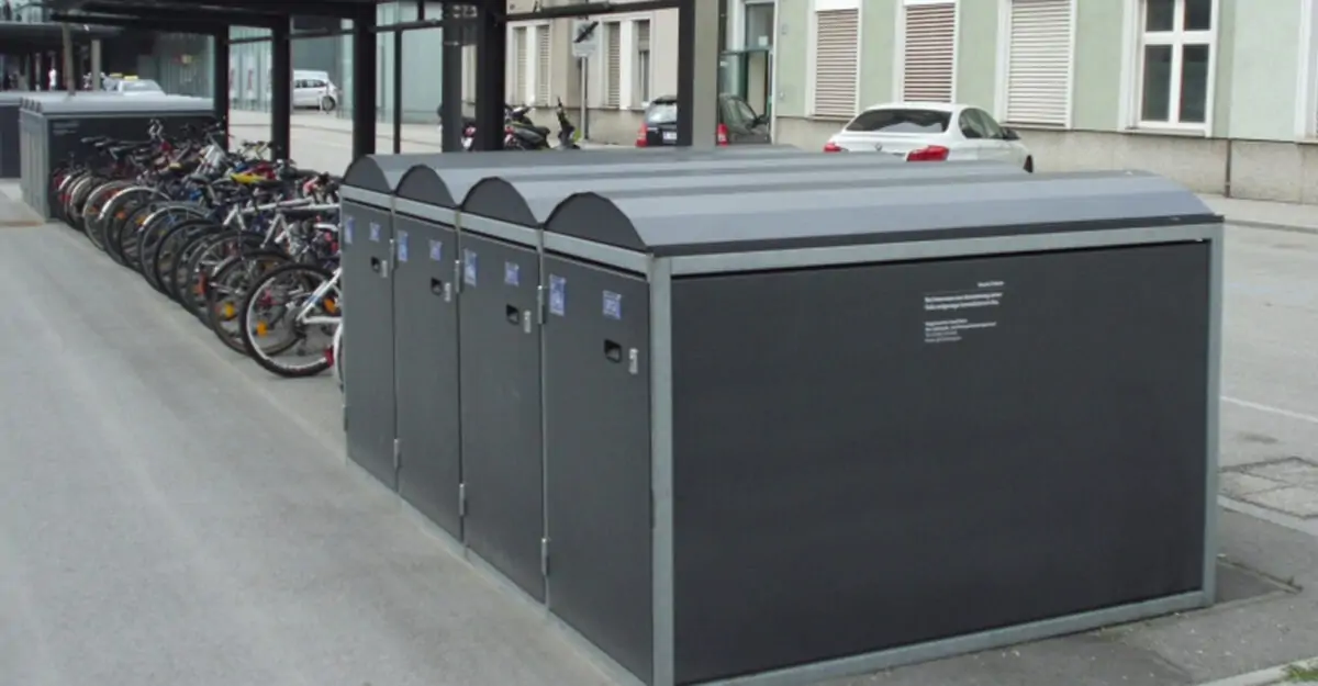 Cykelbokse - en beskyttet parkeringbokse for en enkel cykel og mulighed for elcykel opladning