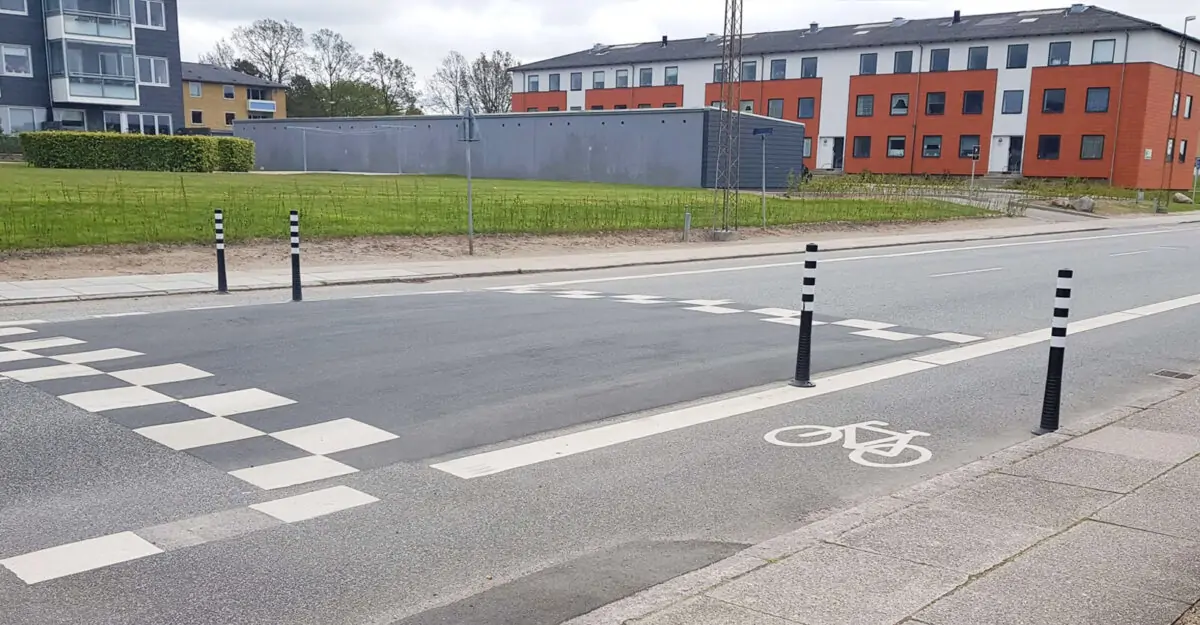 Plastik fleks pullert sort